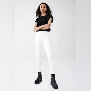 AGoldE - Sophie High Rise Skinny Crop in Offspring